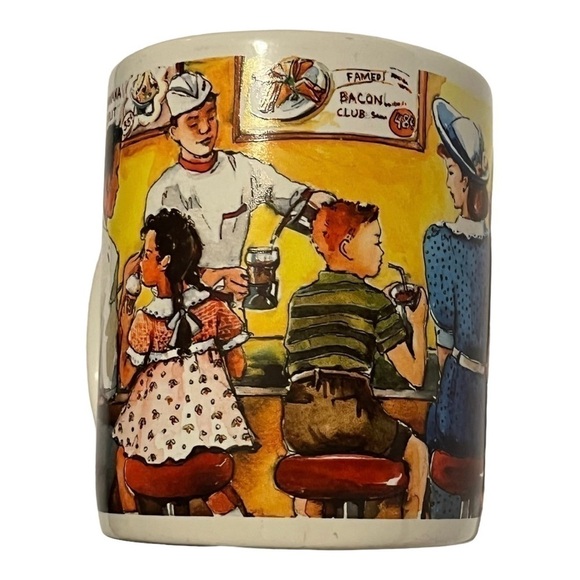 WALGREEN nostalgic commemorative mugs pictorial/recipe 1901-2002 advertising-2 - Picture 10 of 14